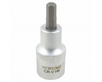 6mm 1/2in Drive Hex Key Socket
